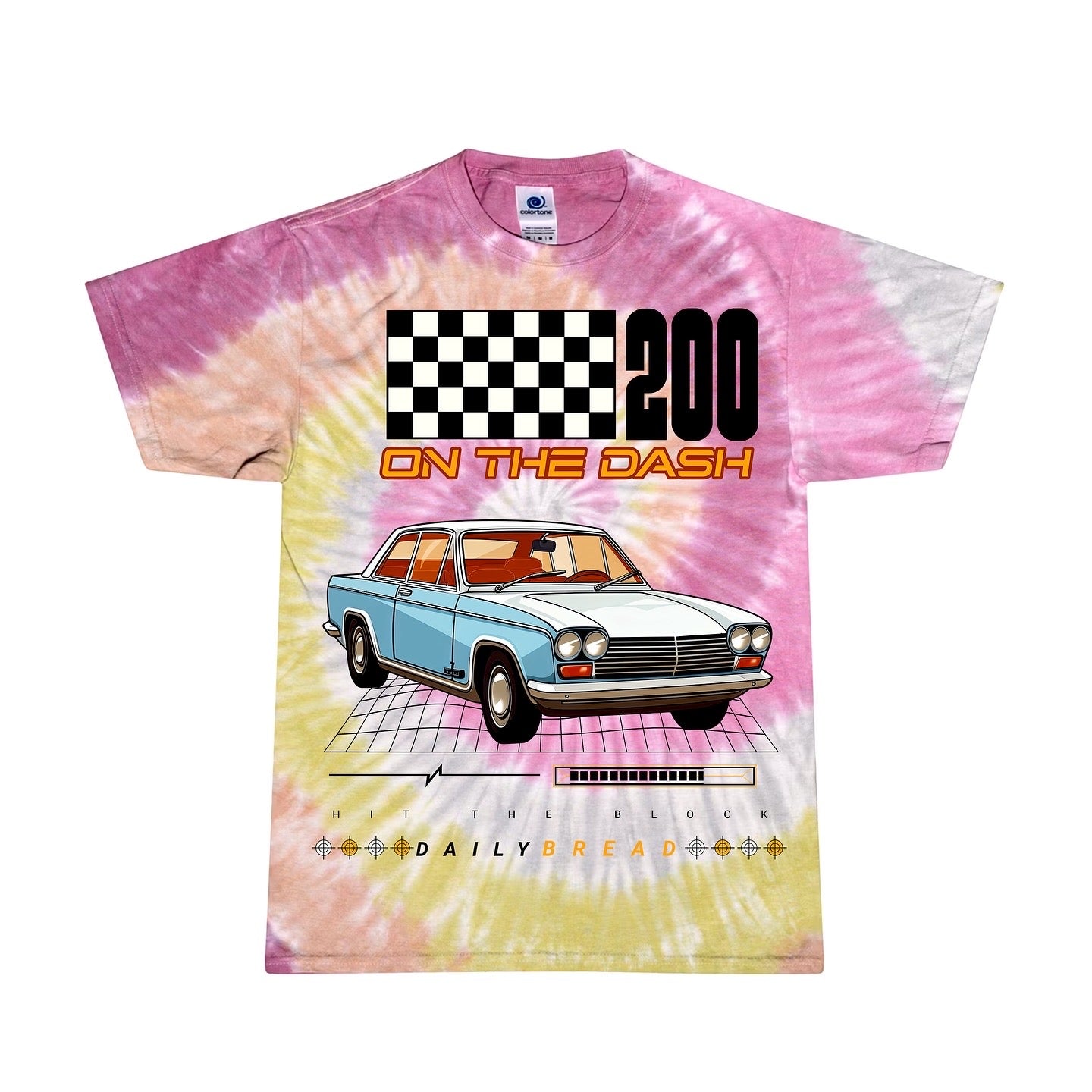 DAILY BREAD 200 on the Dash V2 t shirt