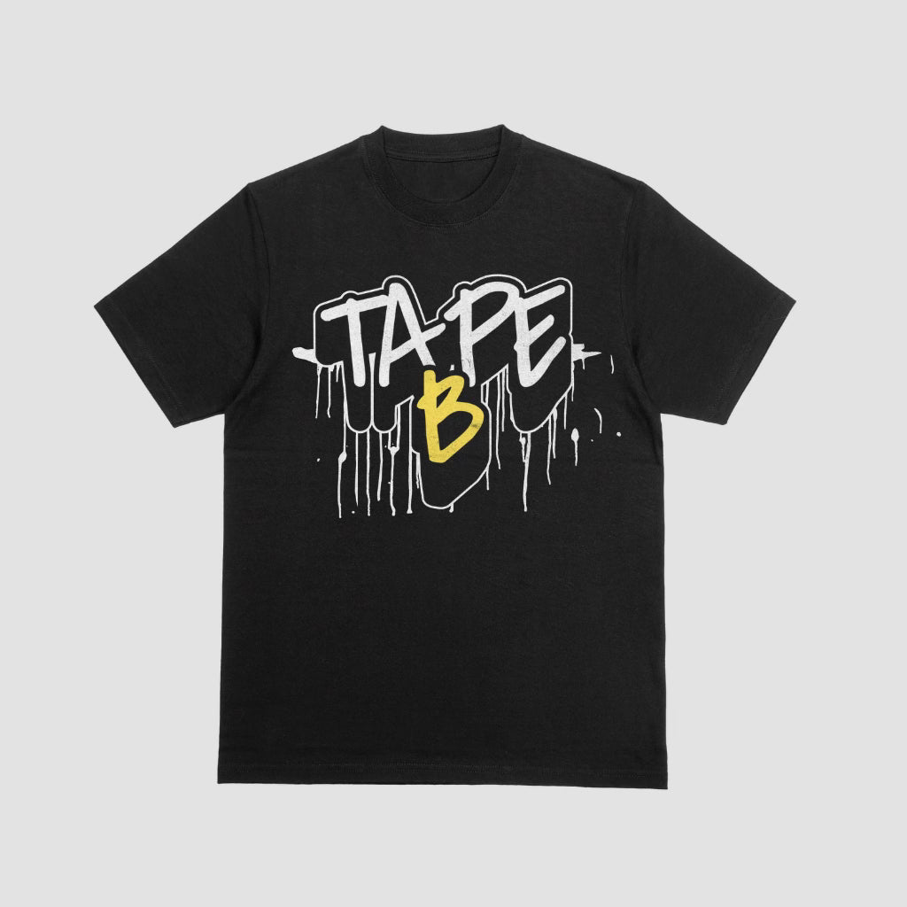 TAPE B graffiti t shirt | Tape B edm music festival merch