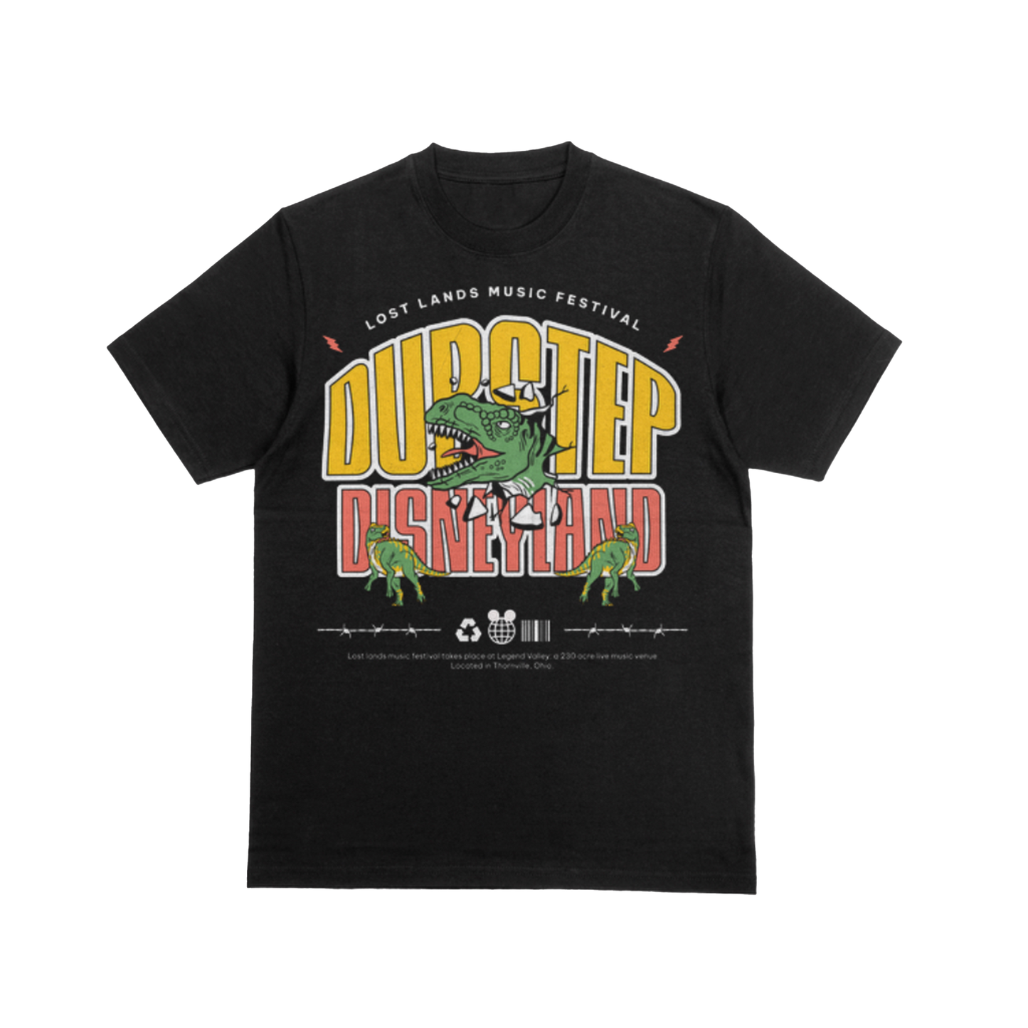 LOST LANDS dubstep disneyland t shirt | lost lands excision edm music festival merch