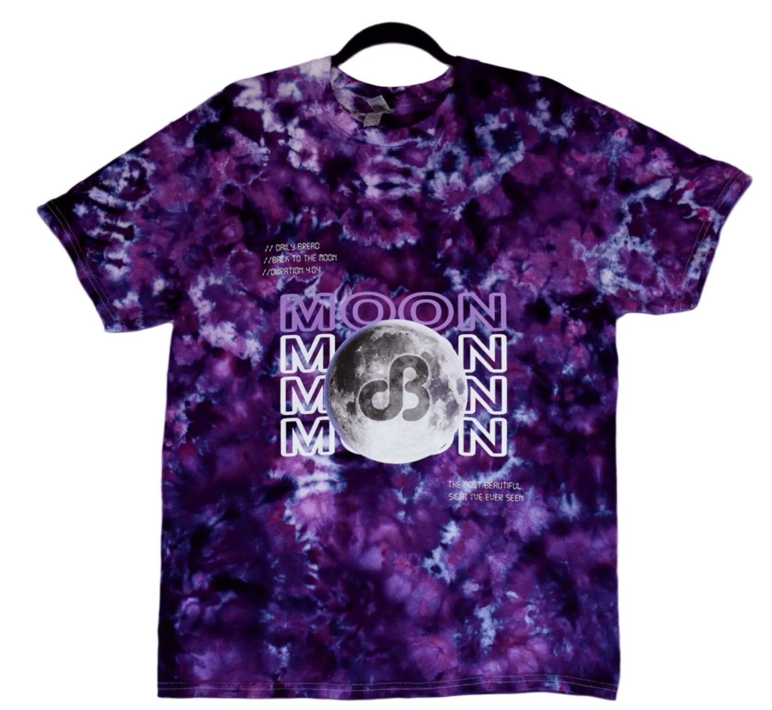 Daily Bread | Back to the Moon t-shirt - BassBabeBleachDyes