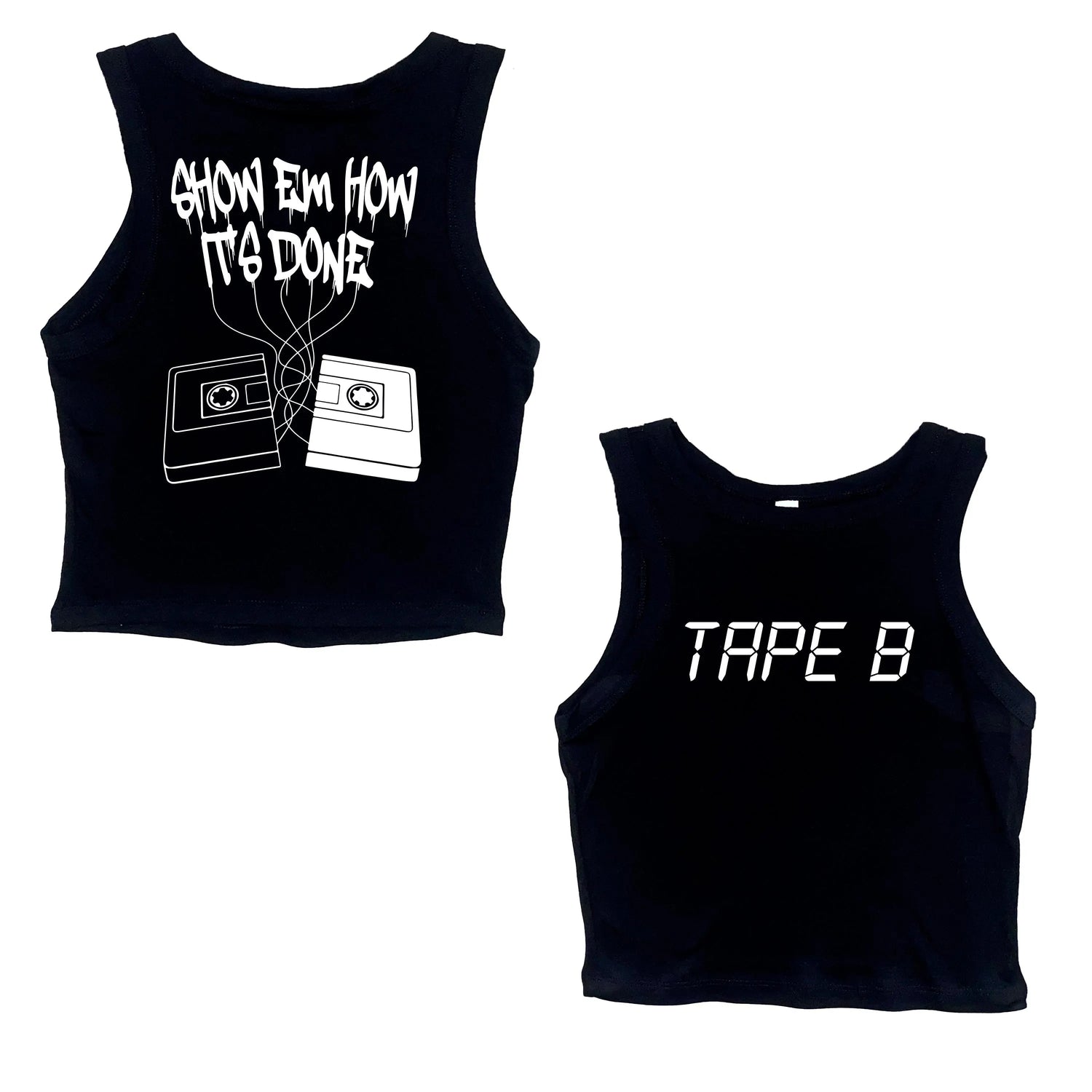 Tape B | Tape B Tank Top BassBabeBleachDyes